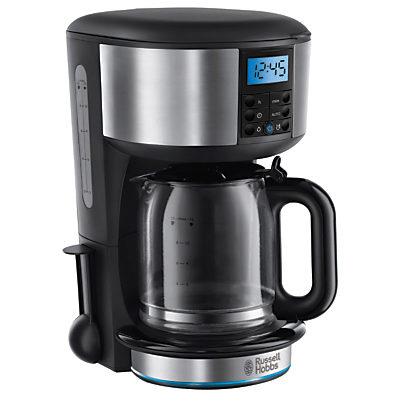 Russell Hobbs Buckingham Filter Coffee Maker, Brushed Stainless Steel